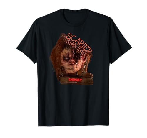 Chucky Scarier Than Ever Stitched Face T-Shirt