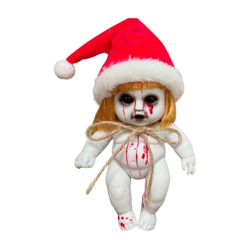 Zxpjkyu Poupée Hantée Poupée Bébé Décoration Halloween Effra