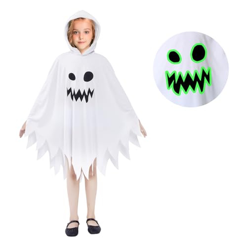 NebulaGlam Déguisement Fantôme dHalloween pour Enfant, Degui