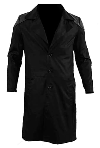 AAOutfitz Trench Billy Butcher, Noir - Coton, XXXXL