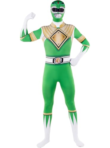 Funidelia Déguisement Power Ranger vert en seconde peau pour