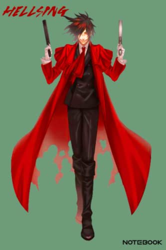 Hellsing notebook: 6x9 120 Pages Lined College Ruled Paper, 