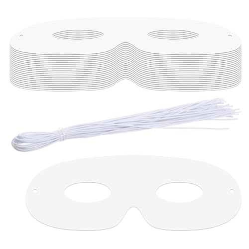 Lot 20 Masques à Peindre Enfants