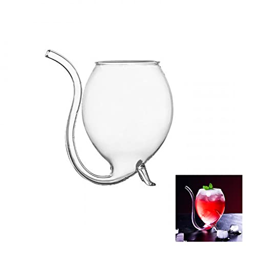 MISNODE Creative Vampire Lot de 4 verres à vin transparents