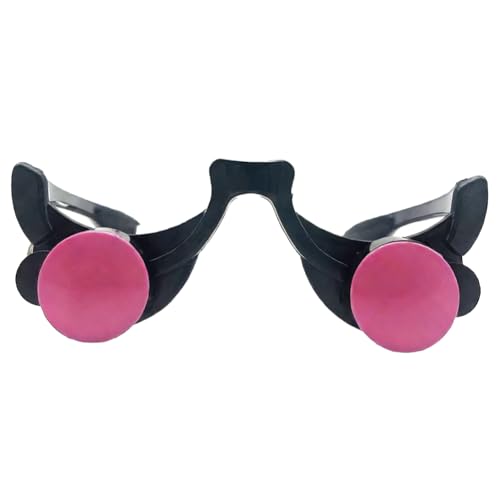 TINAYAUE Yeux rouges LED yeux Cos diable - Lunettes gothique