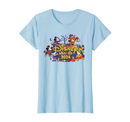 Disney Halloween Family Trip 2024 Mickey & Pals Matching T-S
