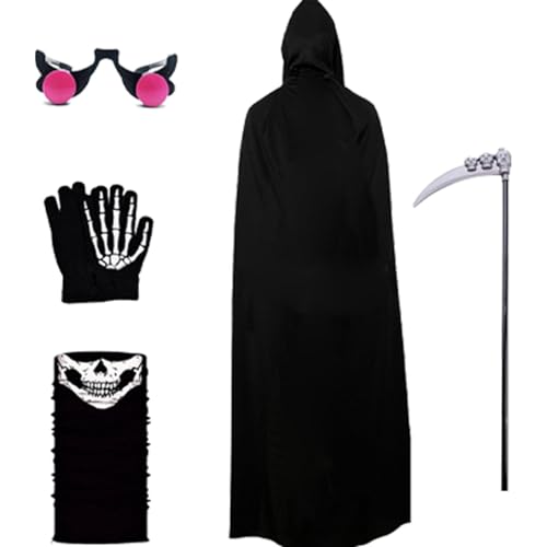Déguisement dHalloween pour 5 pièces Kit de costumes et acce