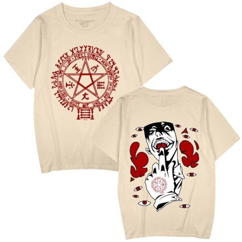 GREOPE T-Shirt Anime Hell-Sing, Merchandising Cosplay Anime 