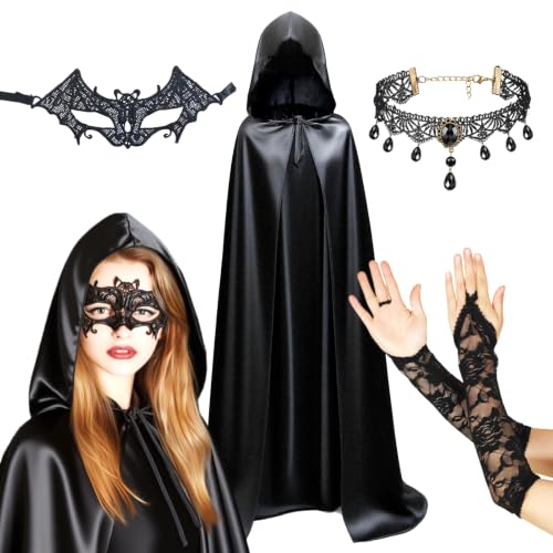 VOPIWOZ Costume de Sorcière pour Femme, Ensemble de Costume 