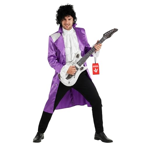 Morph Deguisement Chanteur Pop Homme, Costume Annees 80 Hall