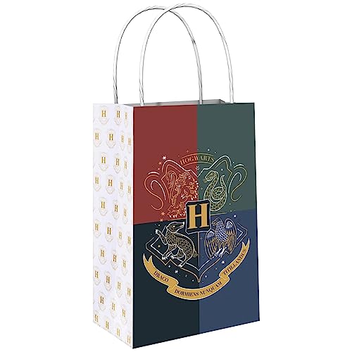 Lot de 8 sacs en papier kraft Harry Potter Poudlard United -