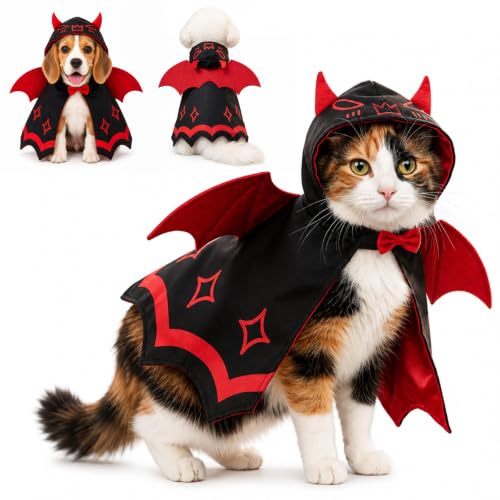 Animaux de Compagnie Ailes Chauve Souris, dellyy Chien Costu