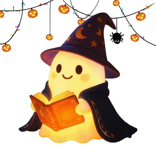 Wectirc Veilleuse fantôme dHalloween | Éclairage LED effraya