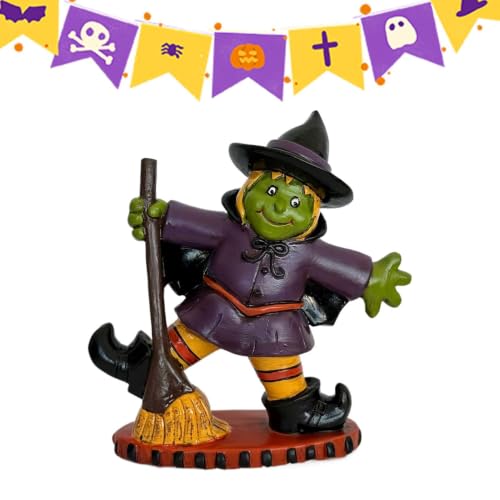 Figurine Sorcière Halloween Centre De Table Saisonnier En Ré