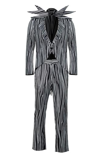 NUWIND Jack Skellington Costume de Cosplay Halloween pour Ho