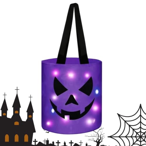 Générique Seau Halloween Conteneur De Rangement Lumineux Pou