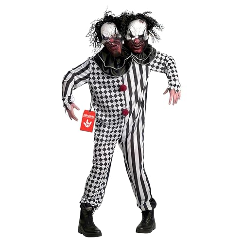 Morph Deguisement Clown Tueur Adulte, Costume Halloween Homm