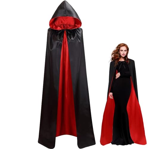 YIMOJOY Costume de vampire dHalloween Connette en satin adul