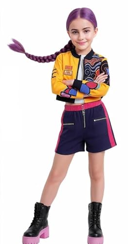 Yo! Party Déguisement K-Pop Rumi Violet (Taille 4-6 ans)