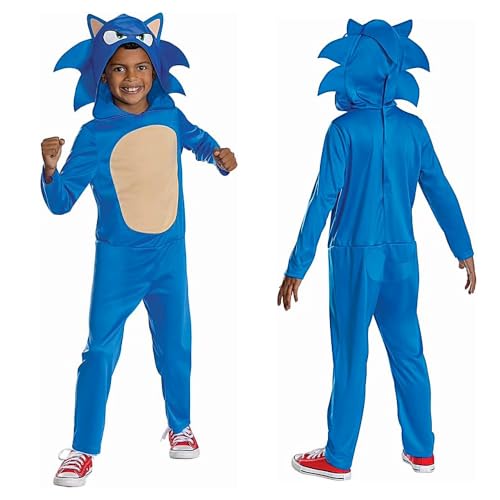 Sonic 3 Le Film | Déguisement Sega Sonic 3 | Taille M (7-8 a