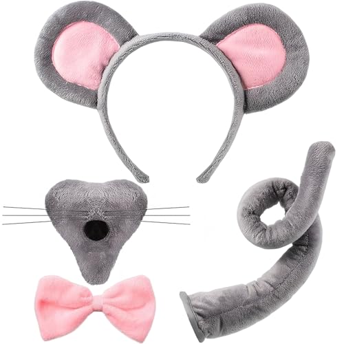 Binnan 4 Pièces Ensemble de Déguisement de Souris, Ensemble