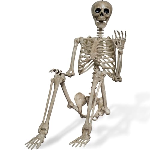 Bstalpine Squelette Halloween 165 cm, Squelette Humain Taill
