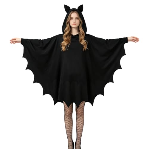 Deguisement Halloween Chauve Souris Femme, Costume Dhallowee