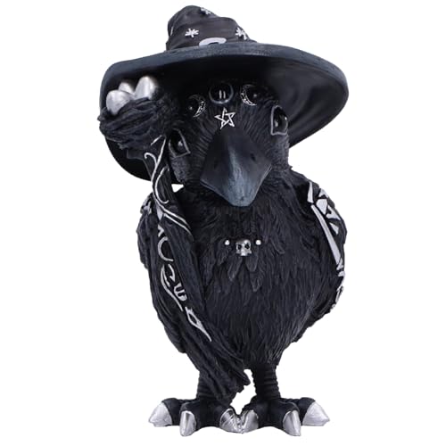 Eliwing Figurine sorcière Corbeau 10,4 cm - Cult Cuties Goth