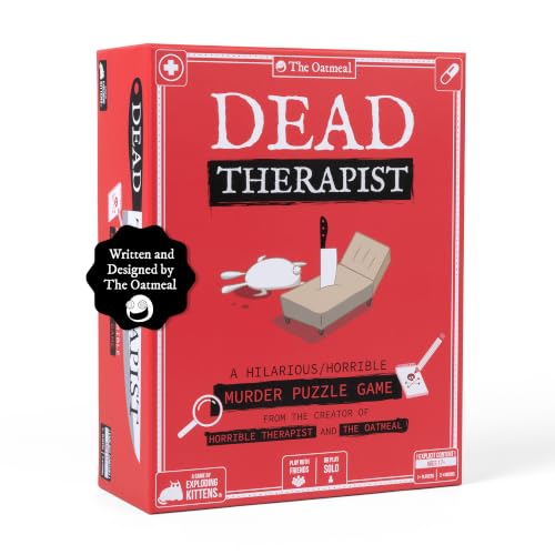 Exploding Kittens Dead Therapist: by, 1+ Players, Age 17+ My