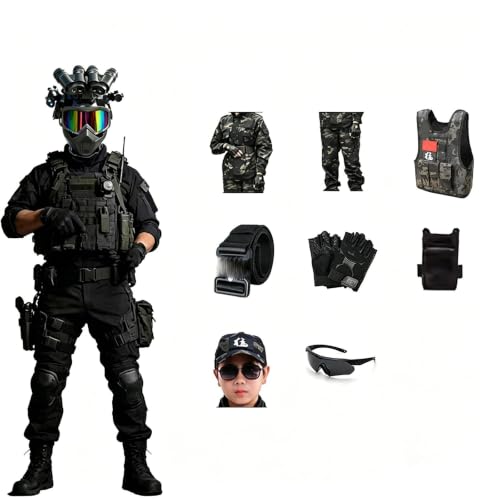 Set de Costume Militaire for Enfants, Déguisement Soldat Arm