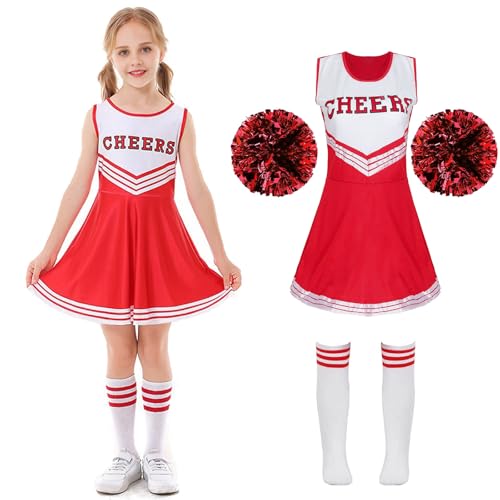 Cnexmin Deguisement Cheerleader Costume De Cheerleader pour