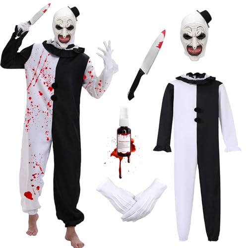 YeahBoom Halloween Costume Clown Tueur, Halloween Costume Te
