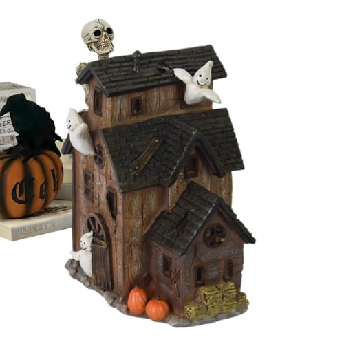 La Maison Hantée Halloween Centres De Table Saisonniers Vint
