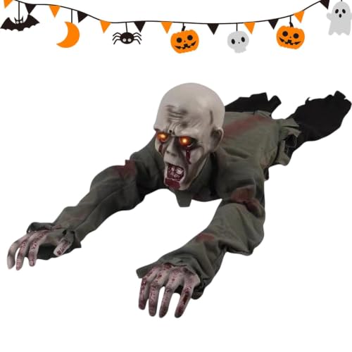 Fantôme rampant dHalloween activé par la voix