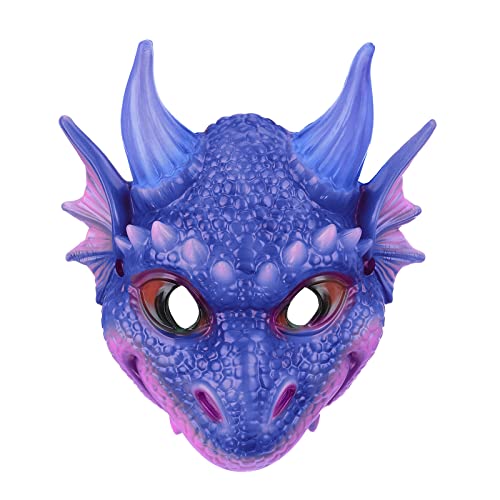 Masque Dragon Bleu Enfant Unique