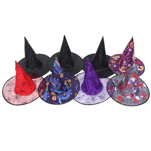SEWACC 40 Pièces Chapeau de Sorcière Décoratif pour Hallowee
