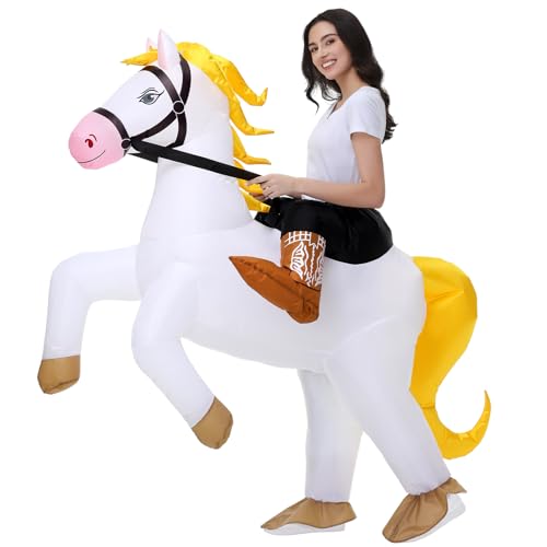 Poptrend Costumes de cheval gonflables, déguisement gonflabl