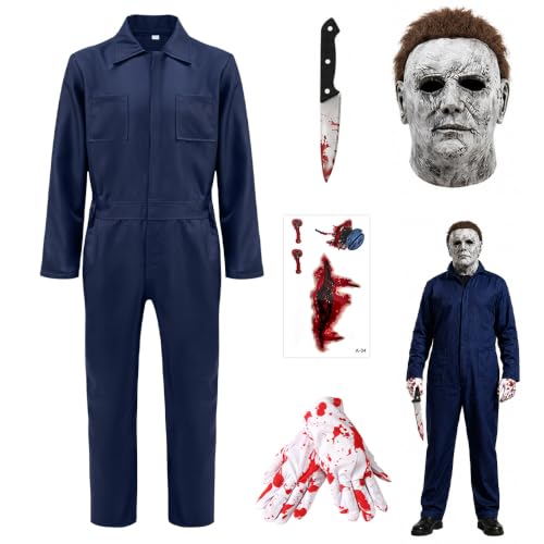 SGZIOO Costume Michael Myers pour Adulte, Deguisement Hallow