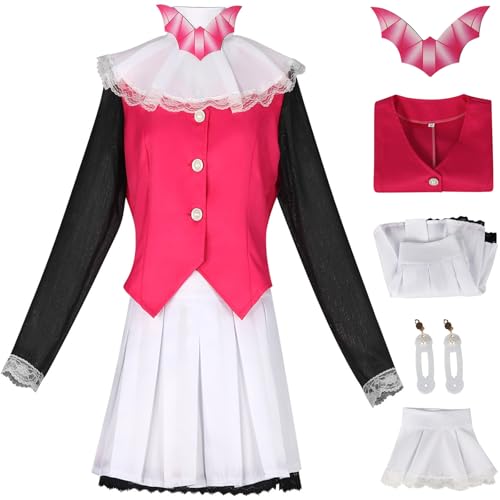 YOGLY Femme Draculaura Déguisement 5 Pièces Carnaval Hallowe