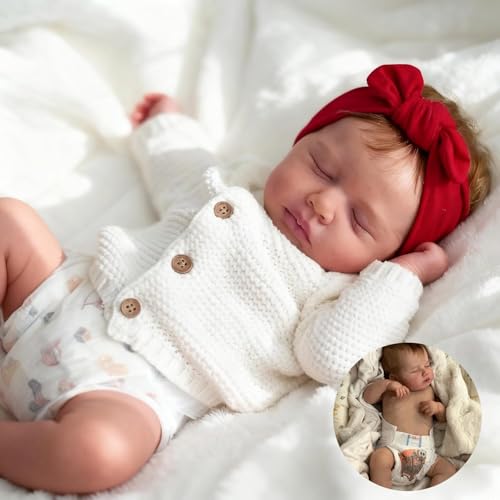 Anano Bebe Reborn Fille Silicone Plein Corps 50CM Poupée Reb