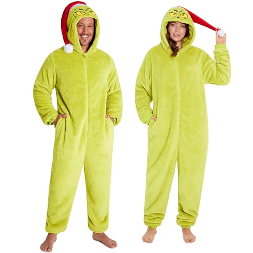 The Grinch Combinaison Pyjama Adulte, S-3XL, Douce Grenouill