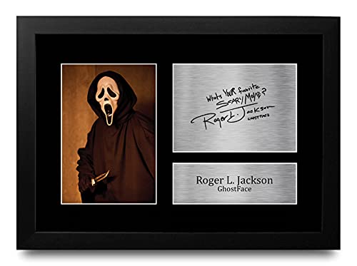 HWC Trading FR A4 Roger L Jackson Scream Ghost Face Cadeaux