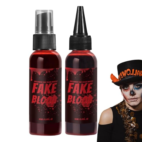 Sang artificiel pour Halloween - Vampire réaliste - Lavable
