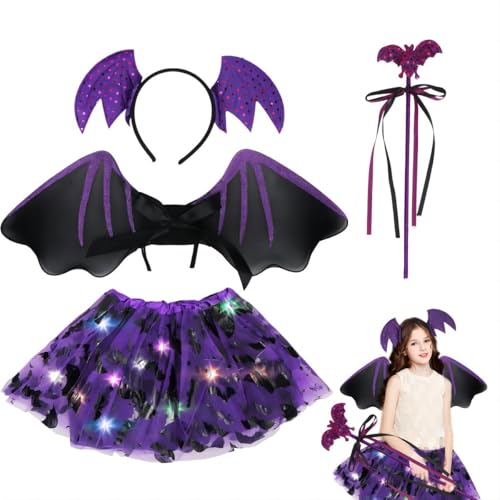 Meleager Costume Chauve Souris Fille, Deguisement Halloween 