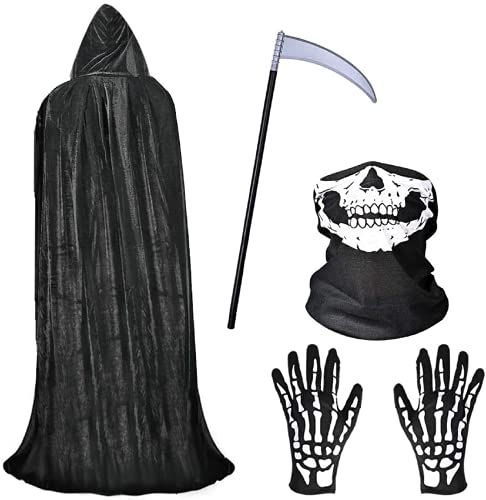 faburo Cape à Capuchon Carnaval Halloween Capuche Cape Costu