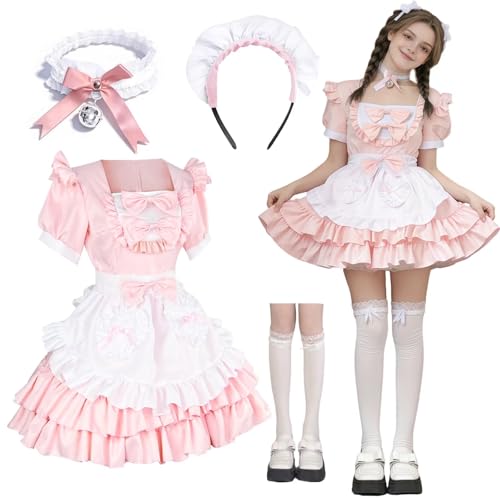 Hamanasu Costume de Bonne Anime Française - Robe de Cosplay