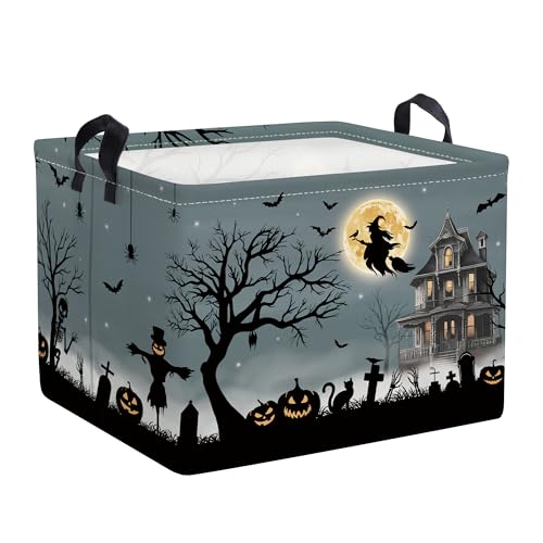 Clastyle Panier Rangement Bébé pour Halloween Corbeille Ling