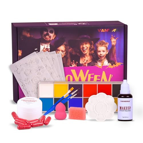 VANERIA Halloween Maquillage,Maquillage de Noël pour les enf