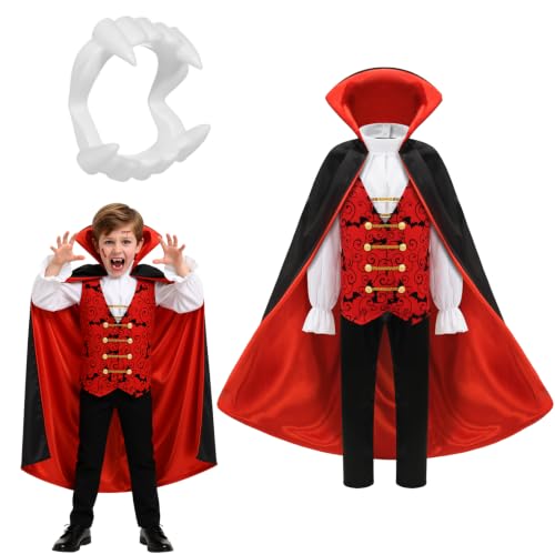 Costume dHalloween Draculaura pour enfant de 4 à 12 ans, cap