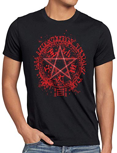 style3 Hellsing Pentagrama T-Shirt Homme Vampire Anime Japon